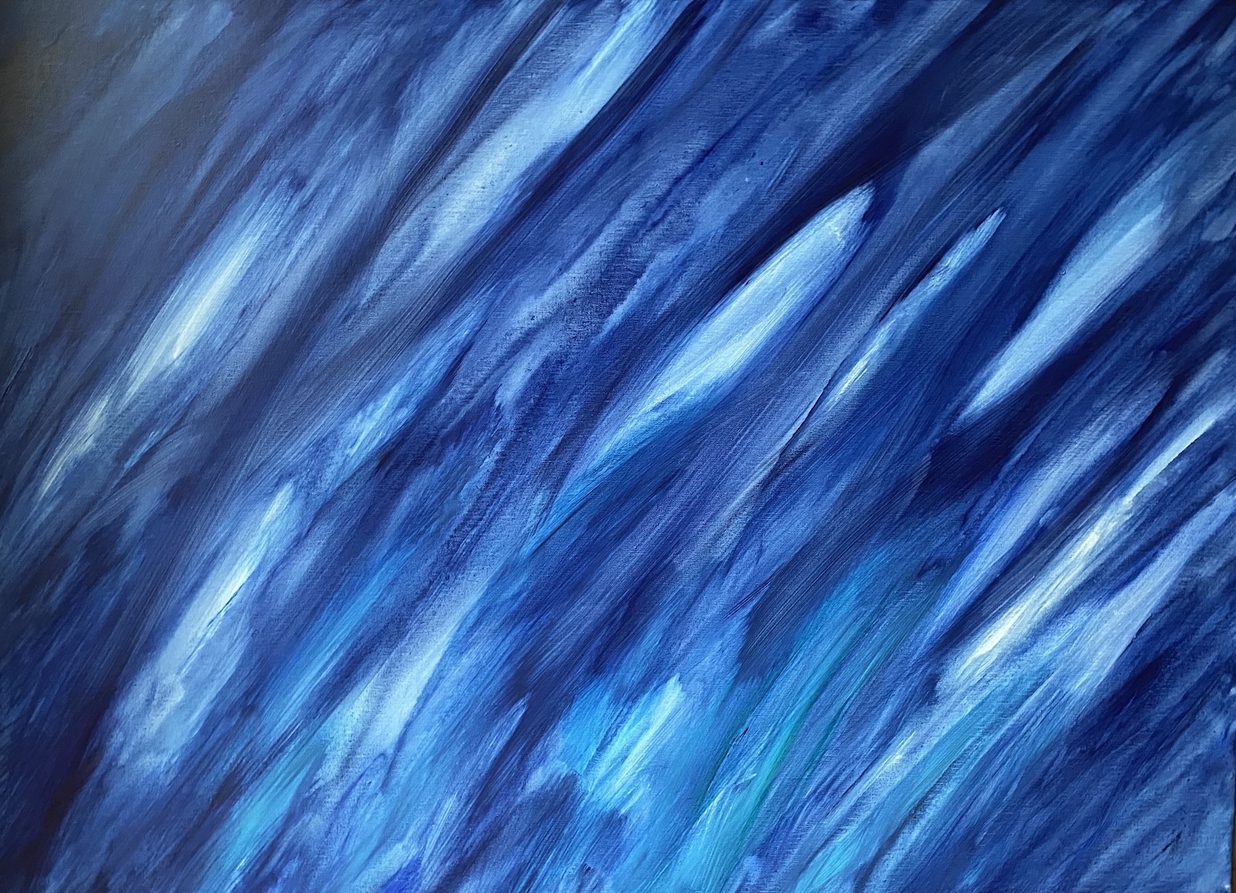 Light Shower 21.12.2025, Acryl 100x73